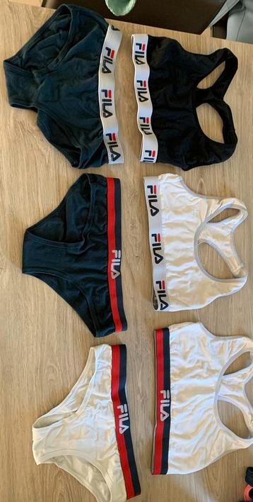 3 setjes Fila topje en onderbroek maat S  beschikbaar voor biedingen