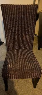 6 stoelen, Ophalen, Riet of Rotan, Gebruikt, Bruin