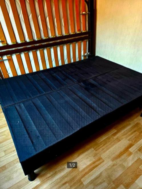 GRATIS boxspring + extra lattenbodem 140x200, Huis en Inrichting, Slaapkamer | Boxsprings, Gebruikt, Ophalen