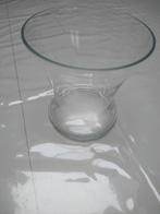 Kleine glazen vaas, Huis en Inrichting, Woonaccessoires | Vazen, Minder dan 50 cm, Nieuw, Glas, Wit