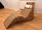 Rotan chaise longue, Huis en Inrichting, Ophalen, Zo goed als nieuw, Eenpersoons