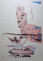 POL MARA / POP ART / KLEURZEEFDRUK / 78x56cm / SIG / 1973, Antiek en Kunst, Kunst | Litho's en Zeefdrukken, Ophalen of Verzenden
