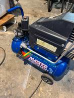 Compressor 1,5pk, 24l, Doe-het-zelf en Bouw, Compressors, Ophalen, Gebruikt, 6 tot 10 bar, Minder dan 25 liter