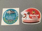 Vintage stickers Rally Belga team, Ophalen of Verzenden, Nieuw