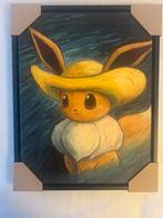 Zeer uniek Eevee canvas – Van Gogh, Antiek en Kunst, Kunst | Schilderijen | Modern, Ophalen of Verzenden