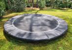 Inground trampoline 'Berg' (zwart, 380cm), Kinderen en Baby's, Speelgoed | Buiten | Trampolines, Ophalen of Verzenden, Gebruikt