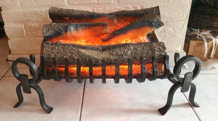 Oude electrische sfeerhaard, Maison & Meubles, Cheminées, Enlèvement