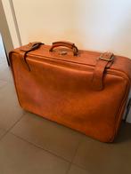 Lederen oude koffer, Handtassen en Accessoires, Koffers, Ophalen, Gebruikt