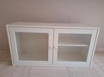 Armoire vitrée blanche à suspendre, Maison & Meubles, Armoires | Vitrines, Enlèvement, Utilisé