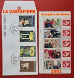 2001- CINQ TINTIN le sceptre d'ottokar - 1 FDC LA CASTAFIORE, Tintin, Enlèvement ou Envoi