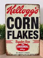 Metalen reclamebord Kellogg's, Verzamelen, Ophalen of Verzenden, Nieuw, Reclamebord