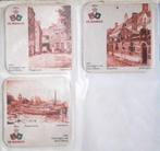Drie bierviltjes "De Koninck" tekeningen Karel Moers, Verzamelen, Biermerken, Ophalen of Verzenden, Gebruikt, Viltje(s), De Koninck