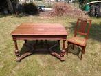 Te koop : Antieke tafel + stoelen, Ophalen, Gebruikt, 100 tot 150 cm, Eikenhout