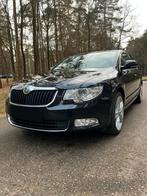 Skoda Superb 2.0 TDI 170pk DSG, Euro 5, Zwart, Zwart, Leder