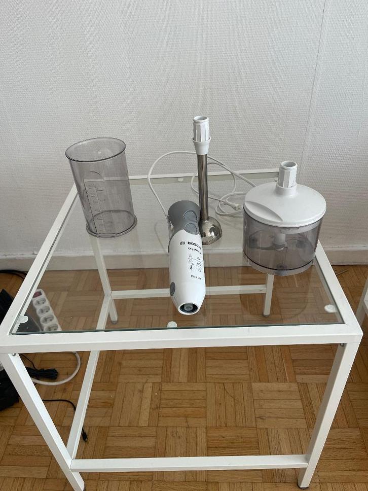 Mixeur plongeant BOSCH ErgoMixx – 600 W – avec accessoires, Elektronische apparatuur, Keukenmixers, Gebruikt, 3 snelheden of meer