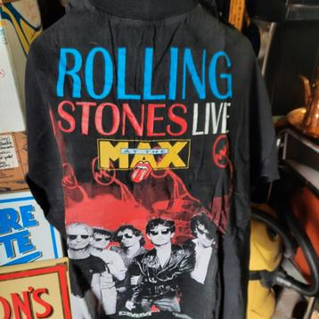 Rolling Stones T-Shirt , XL , gedragen . Nostalgie !  beschikbaar voor biedingen