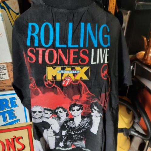 Rolling Stones T-Shirt , XL , gedragen . Nostalgie !, Verzamelen, Muziek, Artiesten en Beroemdheden, Ophalen of Verzenden