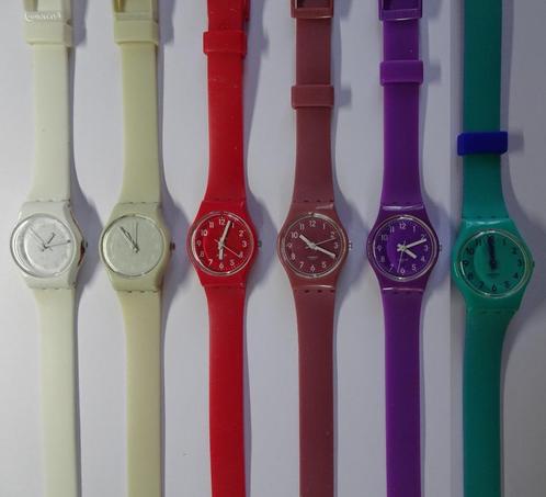 MONTRES SWATCH FEMME DOUBLE TOUR, Handtassen en Accessoires, Horloges | Dames, Gebruikt, Swatch, Ophalen of Verzenden