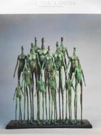 poster "De zwijgzame massa" brons 1989 Jozef De Loose, Comme neuf, Enlèvement ou Envoi, Rectangulaire vertical