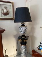Prachtige zuil met lamp Hollywood Regency stijl, Huis en Inrichting, Ophalen, Overige materialen, Luxe, Zo goed als nieuw