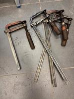 4 Bessey spanklemmen / lijmklem 3x 120x500mm + 1x 140x300mm, Doe-het-zelf en Bouw, Ophalen, Gebruikt