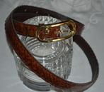 Ceinture marron, Cuir véritable, Enlèvement ou Envoi, 90 à 100 cm, Comme neuf