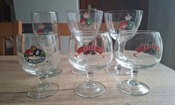 Bierglazen voor verzamelaars :  biermerk de Koninck  beschikbaar voor biedingen