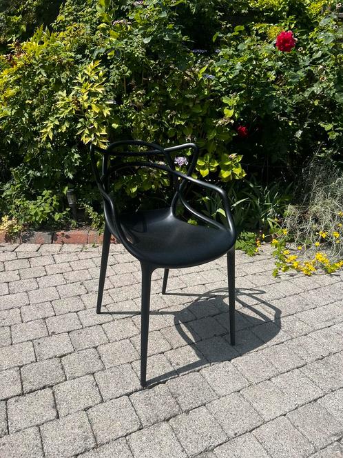 Kartell Masters stoel, Huis en Inrichting, Stoelen, Zo goed als nieuw, Eén, Kunststof, Zwart, Ophalen