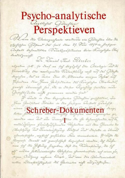 Psychoanalytische perspectieven: Schreber-Dokumenten 1, Livres, Psychologie, Utilisé, Enlèvement ou Envoi