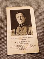 Bidprentje Koning Albert 1, Verzamelen, Ophalen of Verzenden, Bidprentje