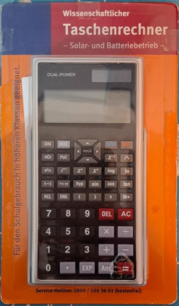 NIEUW - Wetenschappelijke rekenmachine DUAL POWER, Diversen, Rekenmachines, Nieuw, Ophalen