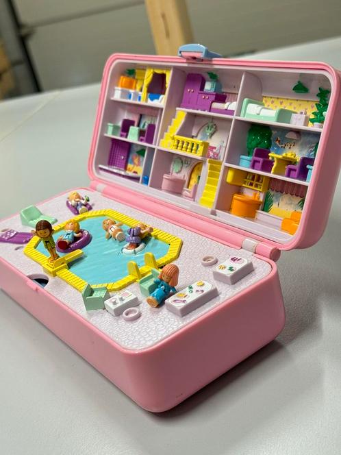 Polly Pocket 1989 Hotel Pool Party Bluebird vintage rare, Collections, Jouets, Comme neuf, Enlèvement ou Envoi