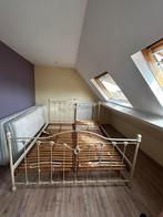 Elektrisch verstelbaar bed (180x200), Huis en Inrichting, Crème, 180 cm, Gebruikt, Metaal