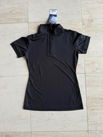 Polo zwart met glitters - maat S - NIEUW beschikbaar voor biedingen
