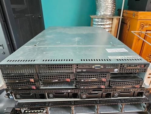 Supermicro server met 2 x Xeon E5640, 32 GB, 8 disk bays, Informatique & Logiciels, Serveurs, Reconditionné, 2 à 3 Ghz, 32 GB