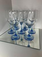 Prachtige Blauwe Murano Wijnglazen, Ophalen of Verzenden