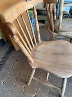 4 stoelen van meubelmakerij De Oirschotse, Huis en Inrichting, Stoelen, Ophalen, Gebruikt, Hout, Vier