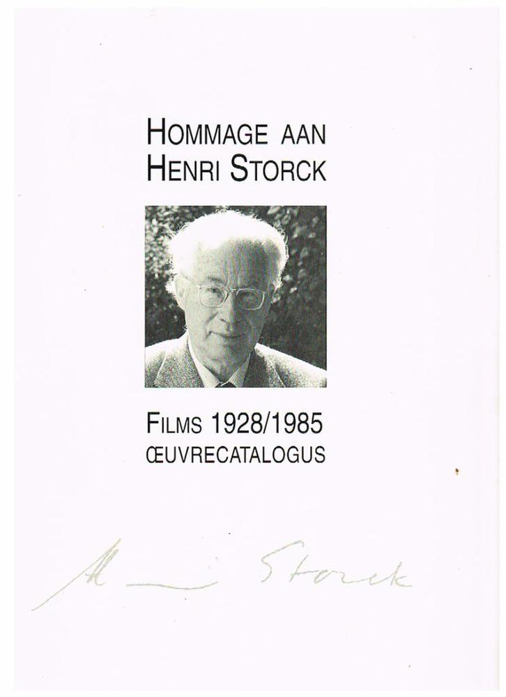 Hommage Aan Henri Storck - Films 1928/1985 Oeuvrecatalogus, Boeken, Film, Tv en Media, Gelezen, Ophalen of Verzenden