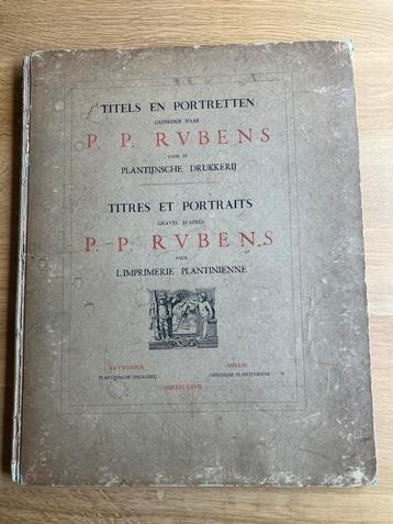 P.P. Rubens titels en portretten 1877 Plantijn uitgeverij beschikbaar voor biedingen