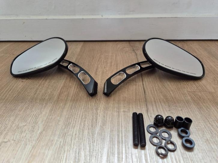 Spiegels US/Harley formaat cnc alu arm, Motoren, Onderdelen | Harley-Davidson, Nieuw, Ophalen of Verzenden