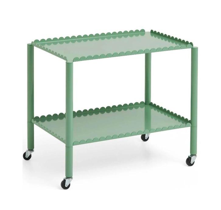 Leuke trolley, Huis en Inrichting, Tafels | Salontafels, Nieuw, Rond, Kunststof, Ophalen