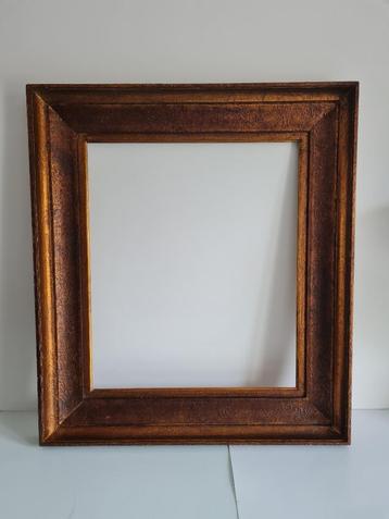 Mooie houten goudkleurige kader 70 x 80 / 50 x 60 cm (34) beschikbaar voor biedingen