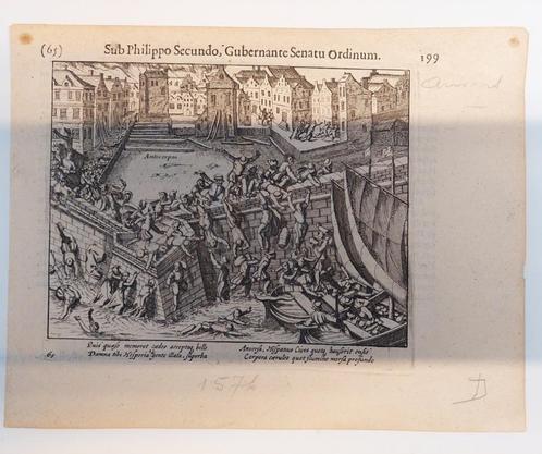 ets Frans Hogenberg, Antiek en Kunst, Kunst | Etsen en Gravures, Ophalen