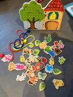 Houten spel- plaatjes rijgen, Kinderen en Baby's, Ophalen, Zo goed als nieuw