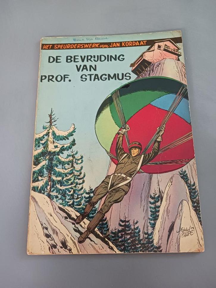 Jan Kordaat, Bevrijding Prof. Stagmus, 1stv dr, redel. staat, Boeken, Stripverhalen, Gelezen, Eén stripboek, Verzenden