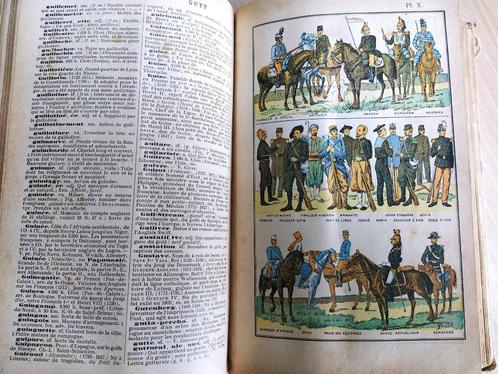 vintage Petit Larousse(1959)+nouveau dictionnaire(1896)illus, Antiek en Kunst, Antiek | Boeken en Manuscripten, Verzenden