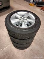 Winterbanden op velg Toyota - 205/60R16 Michelin Alpin, Ophalen, Gebruikt, 16 inch, Banden en Velgen