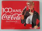 Enseigne publicitaire Coca - Cola 100 ans., Collections, Marques & Objets publicitaires, Comme neuf, Enlèvement ou Envoi