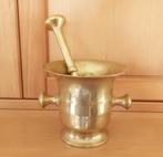 Koperen vijzel met stamper., Ophalen, Koper