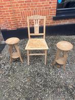 antieke stoel en pied de stalle, Ophalen